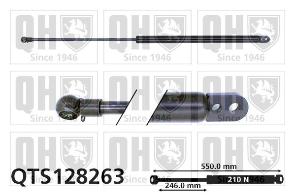 Amortiguador de porton para Alfa Romeo 33  905
